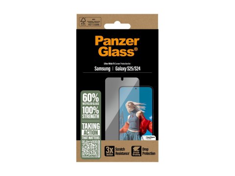 PanzerGlass Screen Protector Samsung Galaxy S25 | Ultra-Wide Fit | PanzerGlass PanzerGlass Screen Protector Samsung Galaxy S25 | Ultra-Wide Fit | PanzerGlass