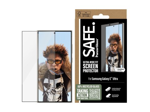 SAFE by PanzerGlass Screen Protector Samsung Galaxy S25 Ultra | Ultra-Wide Fit w Aligner | PanzerGlass SAFE by PanzerGlass Screen Protector Samsung Galaxy S25 Ultra | Ultra-Wide Fit w Aligner | PanzerGlass