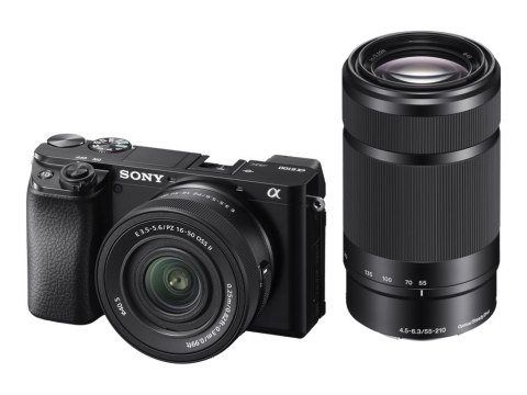 Sony ILCE-6100 Mirrorless Camera + 16-50mm + 55-210mm Lens | Sony Sony ILCE-6100 Mirrorless Camera + 16-50mm + 55-210mm Lens | Sony
