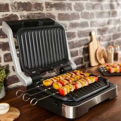 TEFAL | Optigrill 2w1 Grill elektryczny | GC772D30 | Grill elektryczny | 2100 W | Inox TEFAL | Optigrill 2w1 Grill elektryczny | GC772D30 | Grill elektryczny | 2100 W | Inox