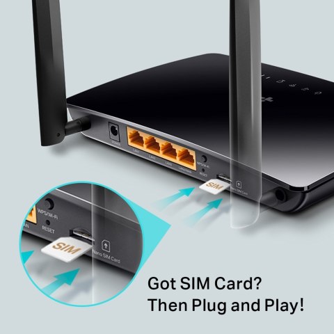 TP-LINK Archer MR402 AC1200 Wireless Dual Band 4G LTE Router TP-LINK Archer MR402 AC1200 Wireless Dual Band 4G LTE Router