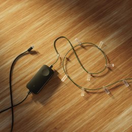 Twinkly Candies 200 Candle-shaped RGB LEDs, USB-C|Green Wire
