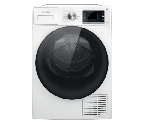 Whirlpool Dryer Machine with Heat Pump | W6 D84WB EE | Energy efficiency class A+++ | Front loading | 8 kg | LCD | Depth 65.6 cm Whirlpool Dryer Machine with Heat Pump | W6 D84WB EE | Energy efficiency class A+++ | Front loading | 8 kg | LCD | Depth 65.6 cm