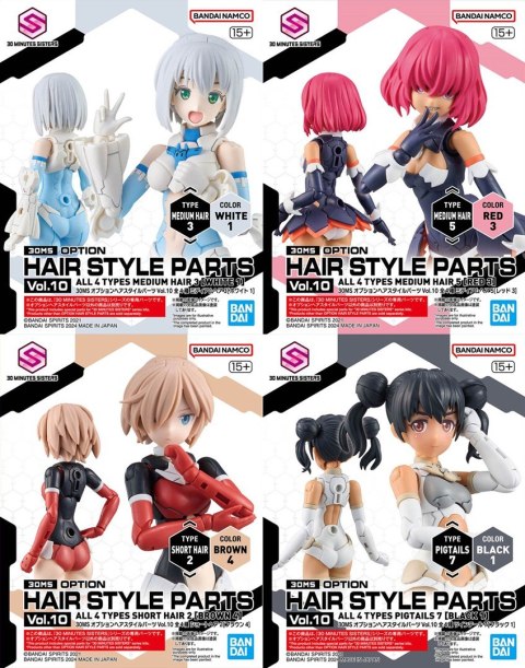 30MS OPTION HAIR STYLE PARTS VOL.10 ALL 4 TYPES 30MS OPTION HAIR STYLE PARTS VOL.10 ALL 4 TYPES