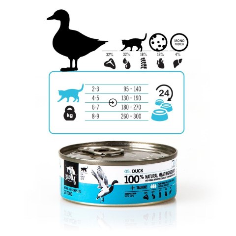 3Coty DUCK for Adult cats 80g 3Coty DUCK for Adult cats 80g