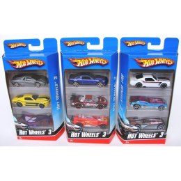 Zestaw 3 samochodów Hot Wheels | Otrzymujesz jedną sztukę (wybór losowy w magazynie) | Skala 1:64 z autentyczną stylizacją i prz