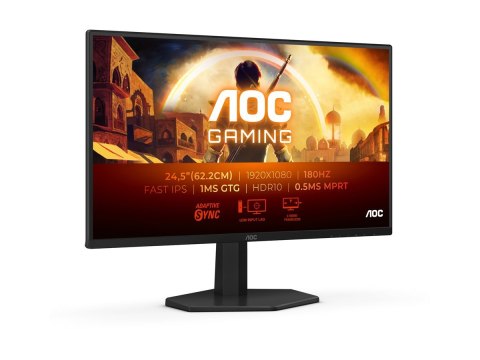 AOC 25G42E | 25 " | IPS | FHD | 16:9 | 180 Hz | 1 ms | 1920 x 1080 pixels | 300 cd/m² | HDMI ports quantity 1 | Black AOC 25G42E | 25 " | IPS | FHD | 16:9 | 180 Hz | 1 ms | 1920 x 1080 pixels | 300 cd/m² | HDMI ports quantity 1 | Black