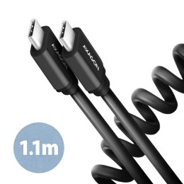 AXAGON Data and charging cable, 1.1 m | BUCM-CM20TB | USB Type C to USB Type C