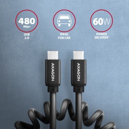AXAGON Data and charging cable, 1.1 m | BUCM-CM20TB | USB Type C to USB Type C