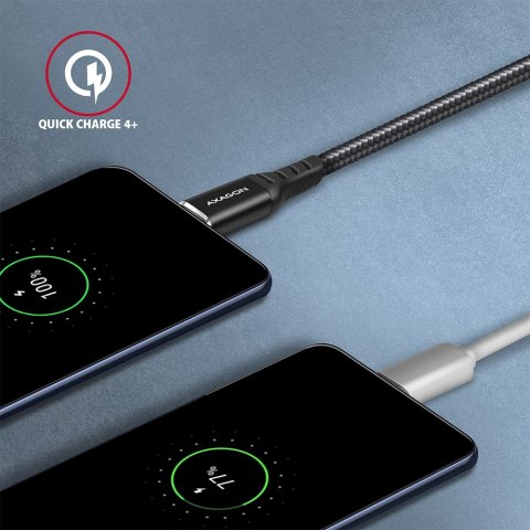 AXAGON Data and charging cable, 1.5 m | BUCM-CM15AB | USB Type C to USB Type C AXAGON Data and charging cable, 1.5 m | BUCM-CM15AB | USB Type C to USB Type C
