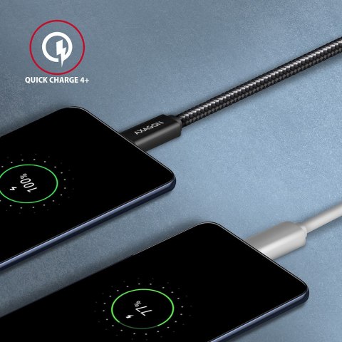 AXAGON SPEED + USB-C, USB 20Gbps Cable, 0.5 m | BUCM32-CM05AB | USB Type-C to USB Type-C AXAGON SPEED + USB-C, USB 20Gbps Cable, 0.5 m | BUCM32-CM05AB | USB Type-C to USB Type-C