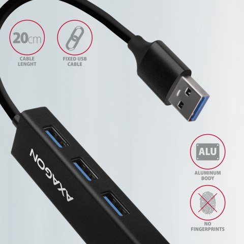 AXAGON SuperSpeed USB-A Hub and Gigabit LAN | HMA-GL3A AXAGON SuperSpeed USB-A Hub and Gigabit LAN | HMA-GL3A