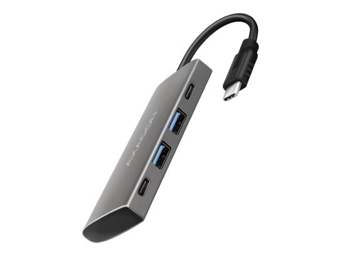 AXAGON SuperSpeed USB-C 10 Gbps SPEEDSTER 4 Hub | HMC-4G2 AXAGON SuperSpeed USB-C 10 Gbps SPEEDSTER 4 Hub | HMC-4G2