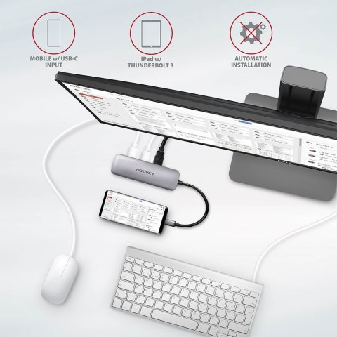 AXAGON SuperSpeed USB-C COMBO 5in1 Hub | HMC-5 AXAGON SuperSpeed USB-C COMBO 5in1 Hub | HMC-5