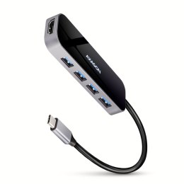 AXAGON SuperSpeed USB-C Combo 6in1 Hub | HMC-6H4A