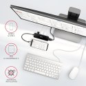AXAGON SuperSpeed USB-C Combo 6in1 Hub | HMC-6H4A