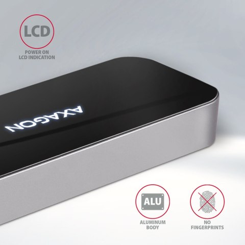 AXAGON SuperSpeed USB-C Combo 6in1 Hub | HMC-6H4A AXAGON SuperSpeed USB-C Combo 6in1 Hub | HMC-6H4A
