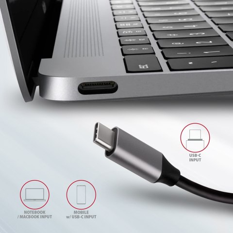 AXAGON SuperSpeed USB-C Combo 6in1 Hub | HMC-6M2 AXAGON SuperSpeed USB-C Combo 6in1 Hub | HMC-6M2