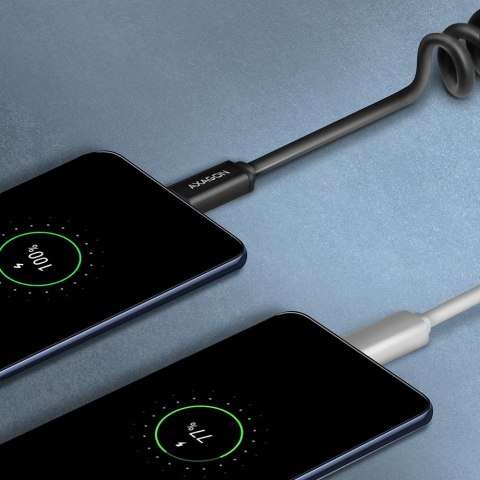 AXAGON Twister Cable, 1.1 m | BUCM-AM20TB | USB Type A to USB Type C AXAGON Twister Cable, 1.1 m | BUCM-AM20TB | USB Type A to USB Type C