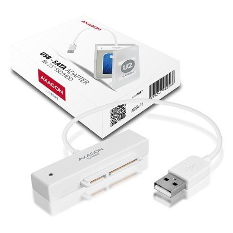 AXAGON USB 2.0 - 2.5" HDD SATA adapter case | ADSA-1S AXAGON USB 2.0 - 2.5" HDD SATA adapter case | ADSA-1S