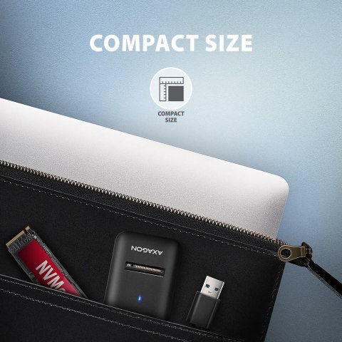 AXAGON USB-A 10Gbps - M.2 NVMe and SATA SSD Adapter | ADM2-AM AXAGON USB-A 10Gbps - M.2 NVMe and SATA SSD Adapter | ADM2-AM