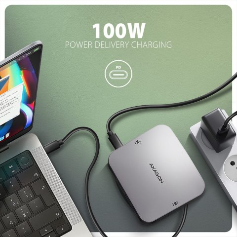 AXAGON USB-C 10Gbps UFO 9in1 Hub | HMC-UFO AXAGON USB-C 10Gbps UFO 9in1 Hub | HMC-UFO