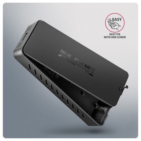 AXAGON USB-C 20Gbps - M.2 NVMe SSD ARMORED Box | EEM2-20G AXAGON USB-C 20Gbps - M.2 NVMe SSD ARMORED Box | EEM2-20G