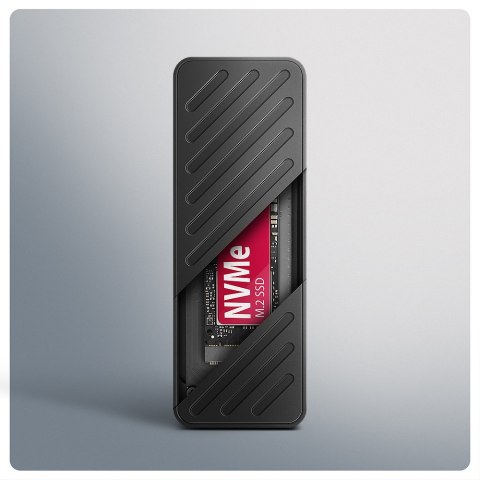 AXAGON USB-C 20Gbps - M.2 NVMe SSD ARMORED Box | EEM2-20G AXAGON USB-C 20Gbps - M.2 NVMe SSD ARMORED Box | EEM2-20G