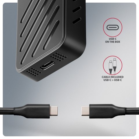 AXAGON USB-C 20Gbps - M.2 NVMe SSD ARMORED Box | EEM2-20G AXAGON USB-C 20Gbps - M.2 NVMe SSD ARMORED Box | EEM2-20G