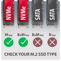 AXAGON USB-C 20Gbps - M.2 NVMe SSD ARMORED Box | EEM2-20G