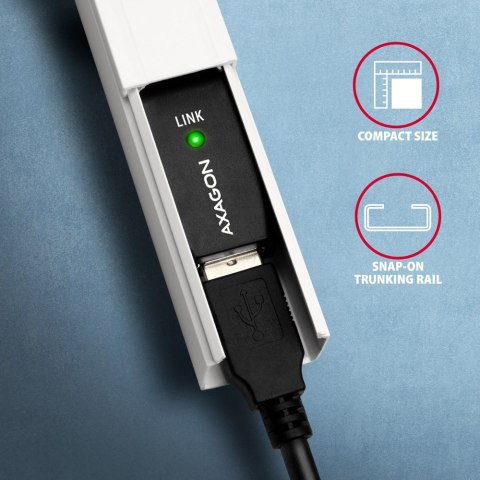 AXAGON USB Repeater Cable, 20 m | ADR-220B | USB Type A to USB Type B AXAGON USB Repeater Cable, 20 m | ADR-220B | USB Type A to USB Type B