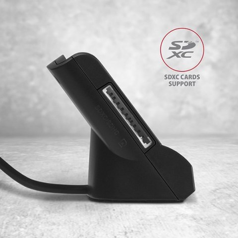 AXAGON Universal desktop USB contact Smart/ID and SD/microSD/SIM card reader | CRE-SM2 AXAGON Universal desktop USB contact Smart/ID and SD/microSD/SIM card reader | CRE-SM2