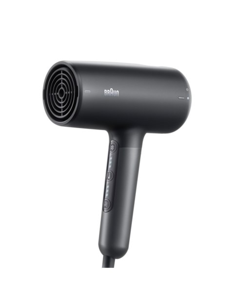 Braun | Hair dryer | BRHD425E | 2100 W | Number of temperature settings 3 | Ionic function | Diffuser nozzle | Black Braun | Hair dryer | BRHD425E | 2100 W | Number of temperature settings 3 | Ionic function | Diffuser nozzle | Black