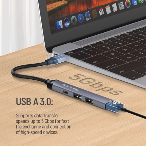 ColorWay 4-in-1 Docking Station | CW-HUB05 ColorWay 4-in-1 Docking Station | CW-HUB05