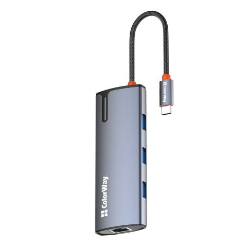 ColorWay 6-in-1 Docking Station | CW-HUB02 | 100 W ColorWay 6-in-1 Docking Station | CW-HUB02 | 100 W