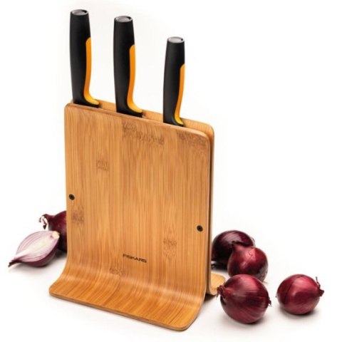 Fiskars Functional Form Bamboo Case for knives 1057553 Plastic Knife 3 pc(s) Dishwasher proof Fiskars Functional Form Bamboo Case for knives 1057553 Plastic Knife 3 pc(s) Dishwasher proof