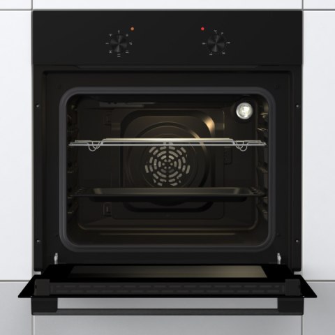 Gorenje Oven | BO6615E01B | 60 L | Electric | EnamelClean | Push pull buttons | Height 59.5 cm | Width 59.5 cm | Stainless steel Gorenje Oven | BO6615E01B | 60 L | Electric | EnamelClean | Push pull buttons | Height 59.5 cm | Width 59.5 cm | Stainless steel