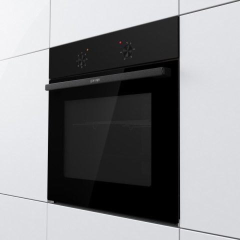 Gorenje Oven | BO6615E01B | 60 L | Electric | EnamelClean | Push pull buttons | Height 59.5 cm | Width 59.5 cm | Stainless steel Gorenje Oven | BO6615E01B | 60 L | Electric | EnamelClean | Push pull buttons | Height 59.5 cm | Width 59.5 cm | Stainless steel