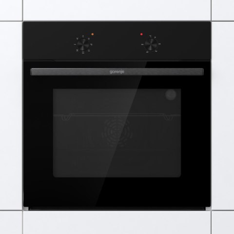 Gorenje Oven | BO6615E01B | 60 L | Electric | EnamelClean | Push pull buttons | Height 59.5 cm | Width 59.5 cm | Stainless steel Gorenje Oven | BO6615E01B | 60 L | Electric | EnamelClean | Push pull buttons | Height 59.5 cm | Width 59.5 cm | Stainless steel