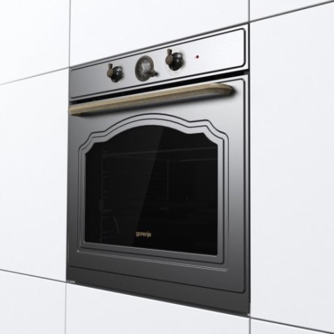 Gorenje Oven | BOS67372CLB | 77 L | Electric | AquaClean | Mechanical control | Steam function | Height 59.5 cm | Width 59.5 cm Gorenje Oven | BOS67372CLB | 77 L | Electric | AquaClean | Mechanical control | Steam function | Height 59.5 cm | Width 59.5 cm