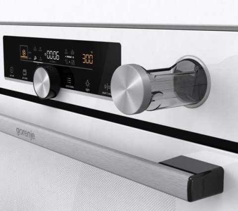 Gorenje Oven | BPSA6747A08WG | 77 L | Electric | AquaClean | Mechanical control | Steam function | Height 59.5 cm | Width 59.5 c Gorenje Oven | BPSA6747A08WG | 77 L | Electric | AquaClean | Mechanical control | Steam function | Height 59.5 cm | Width 59.5 c