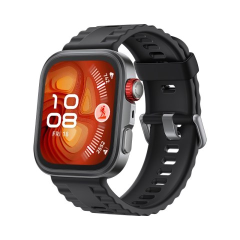 Huawei Watch FIT4 Pro, 3D Fluorelastomer Black Strap, Titanium Body, Seiya-B29 Huawei Watch FIT4 Pro, 3D Fluorelastomer Black Strap, Titanium Body, Seiya-B29