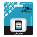 Kingston | Canvas Go! Plus | 128 GB | SD | Flash memory class Class 10, UHS-I, U3, V30