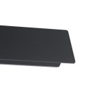 LED wall lamp EGLO ZUBIALDE, 3000 K, 12 W, 1400 lm, black, 36 cm