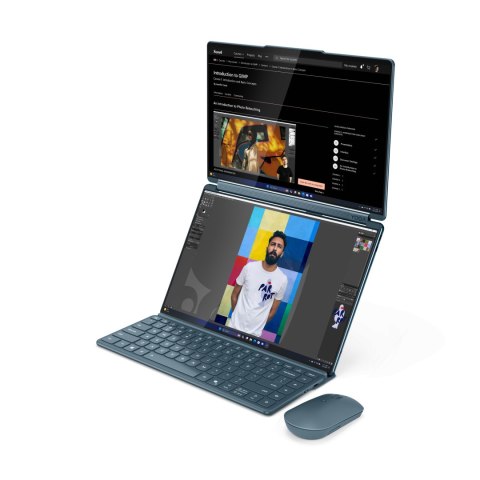 Lenovo Yoga Book 9 14IAH10 | Tidal Teal | 2x14 " | OLED | Touchscreen | 2.8K WQXGA+ | 2880 x 1800 pixels | Glossy | Intel Core U Lenovo Yoga Book 9 14IAH10 | Tidal Teal | 2x14 " | OLED | Touchscreen | 2.8K WQXGA+ | 2880 x 1800 pixels | Glossy | Intel Core U