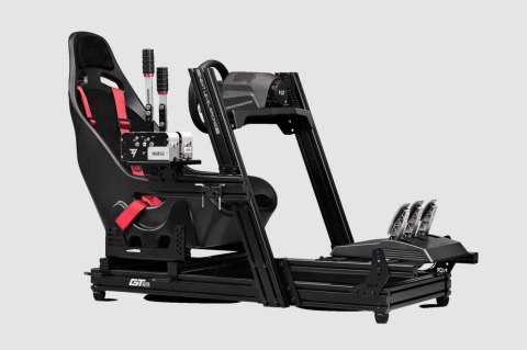Next Level Racing | Aluminium; Stal węglowa | Racing Simulator Cockpit | GTElite Wheel Plate Edition | Czarny Next Level Racing | Aluminium; Stal węglowa | Racing Simulator Cockpit | GTElite Wheel Plate Edition | Czarny