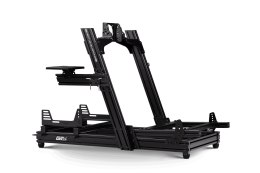 Next Level Racing | Aluminum | Racing Simulator Cockpit | GTElite Front and Side Mount Edition | Black
