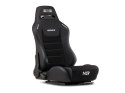 Next Level Racing | Premium PU Leather | Reclining Seat | ERS3 Elite PU Leather & Suede Edition | Black
