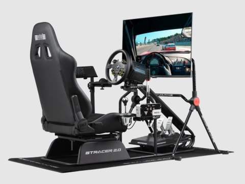 Next Level Racing | Racing Simulator Cockpit | GTRacer 2.0 | Czarny Next Level Racing | Racing Simulator Cockpit | GTRacer 2.0 | Czarny