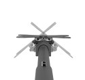 Neomounts CL35-340BL12 Monitor/TV mount ceiling 1 screen - 23-42" - max 50 kg - VESA 100x100-200x200 - h 106-156 cm - black